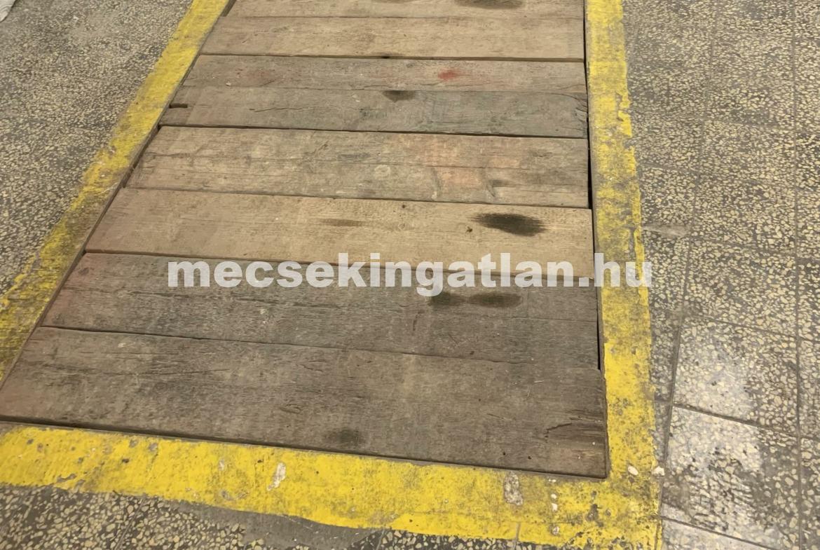 Pécs, Hunyadi úton eladó nagyméretű aknás garázs 4 beállóhellyel