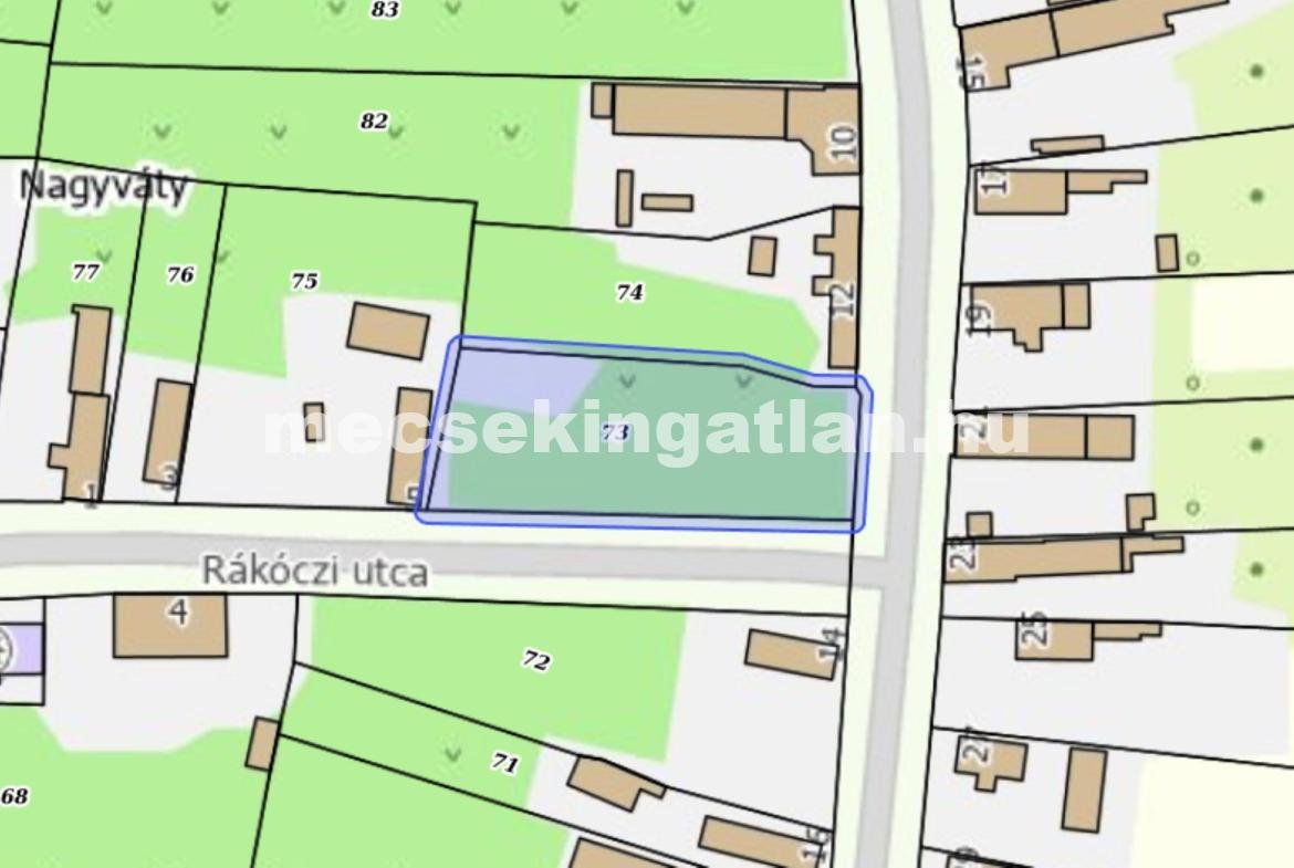 Nagyvátyon építési telek eladó!