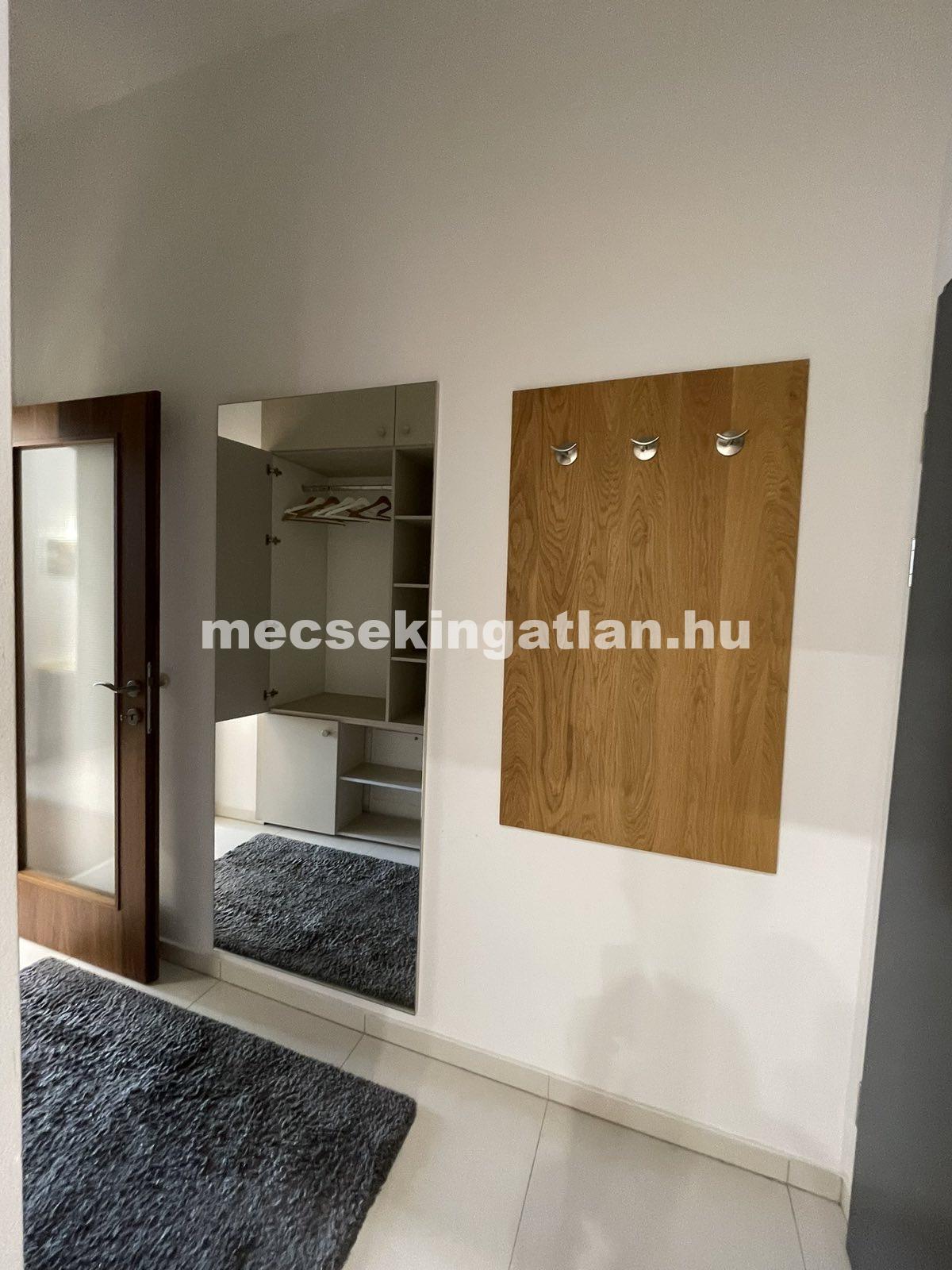 Pécsett a Munkácsy Mihály utcában, új építésű liftes házban egy szobás téglalakás kiadó!
