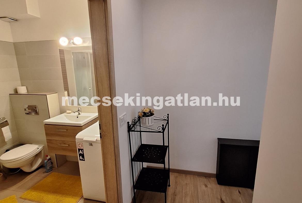 Pécsett a Radnics utcában földszinti, újépítésű téglalakás kiadó!