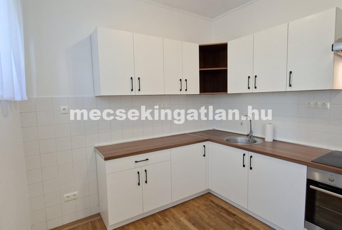 Pécsett az Esztergár Lajos utcában földszinti, teljesen felújított téglalakás kiadó-Családbarát!