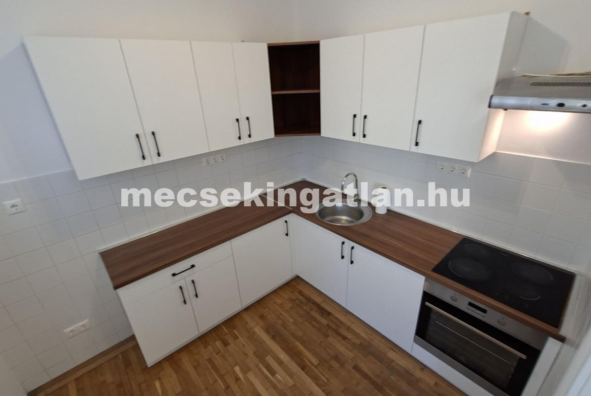 Pécsett az Esztergár Lajos utcában földszinti, teljesen felújított téglalakás kiadó-Családbarát!