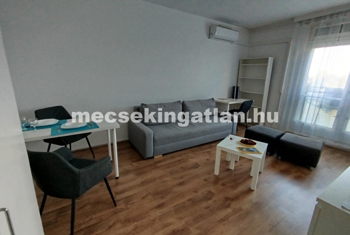 Pécsett, Egyetemvárosban az Endresz György utcában 1.5 szobás panellakás kiadó.
