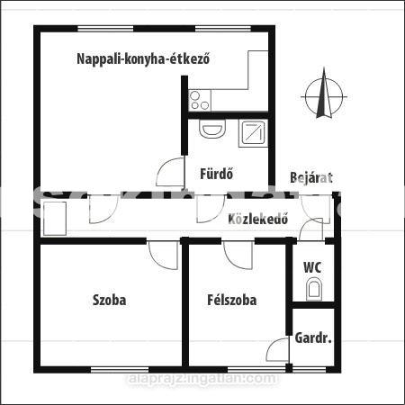 Pécsett az Esztergár Lajos utcában földszinti, teljesen felújított téglalakás kiadó-Családbarát!
