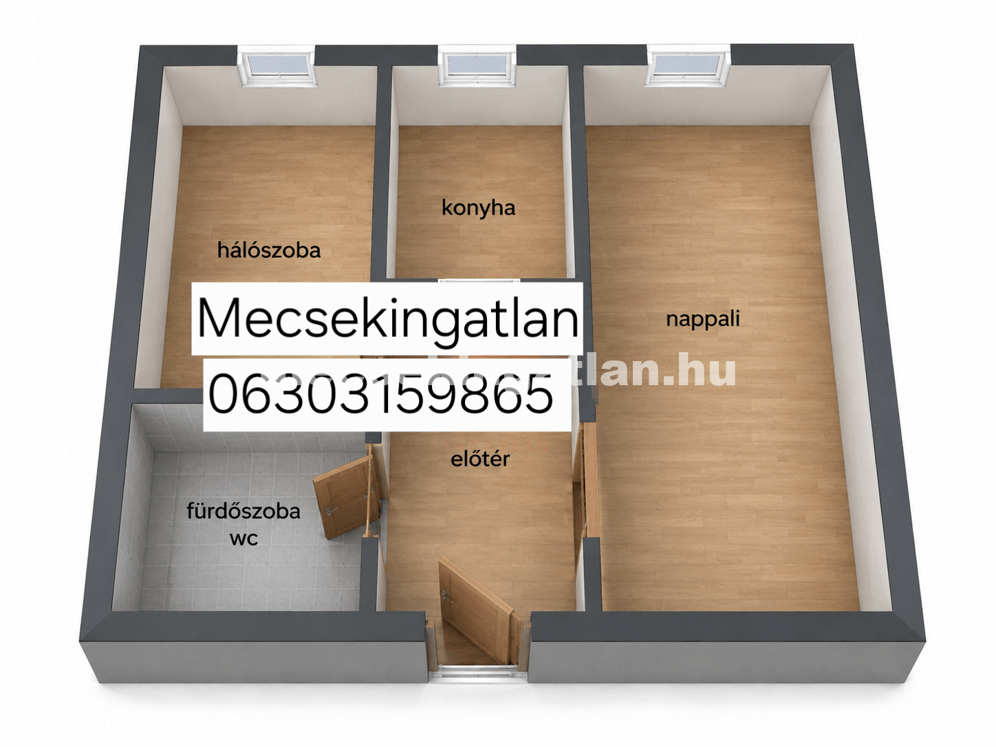 Pécsett az Enyezd utcában harmadik emeleti másfél szobás panellakás eladó!