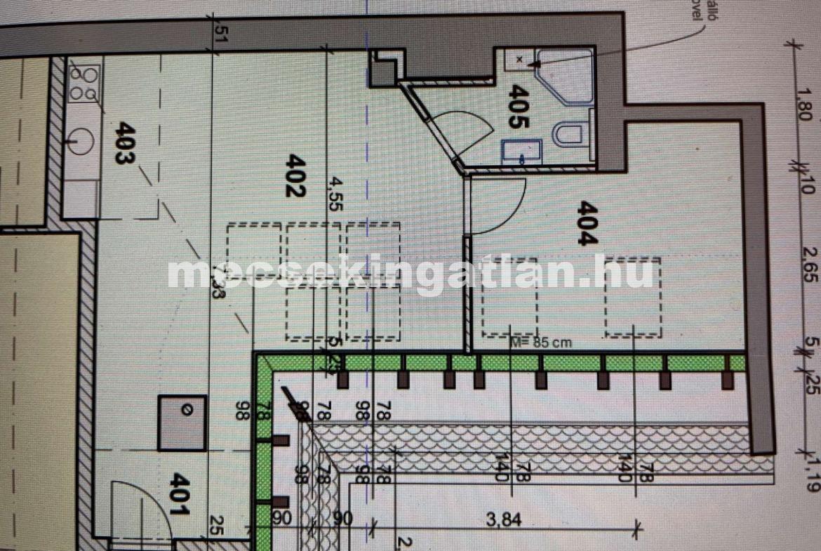 Pécsett a Majorossy Imre utcában újépítésű tetőtéri téglalakás kiadó!