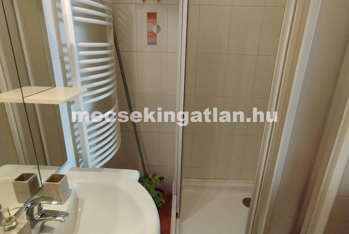 Pécsett a Mátyás király utcában földszinti, belső két szintes lakás kiadó, kertkapcsolattal!